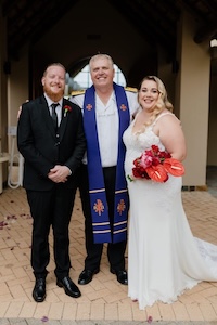 Wedding ceremony by Dr. Gerrit Rademeyer in Porterville