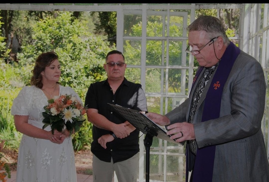 Wedding ceremony by Dr. Gerrit Rademeyer in Porterville