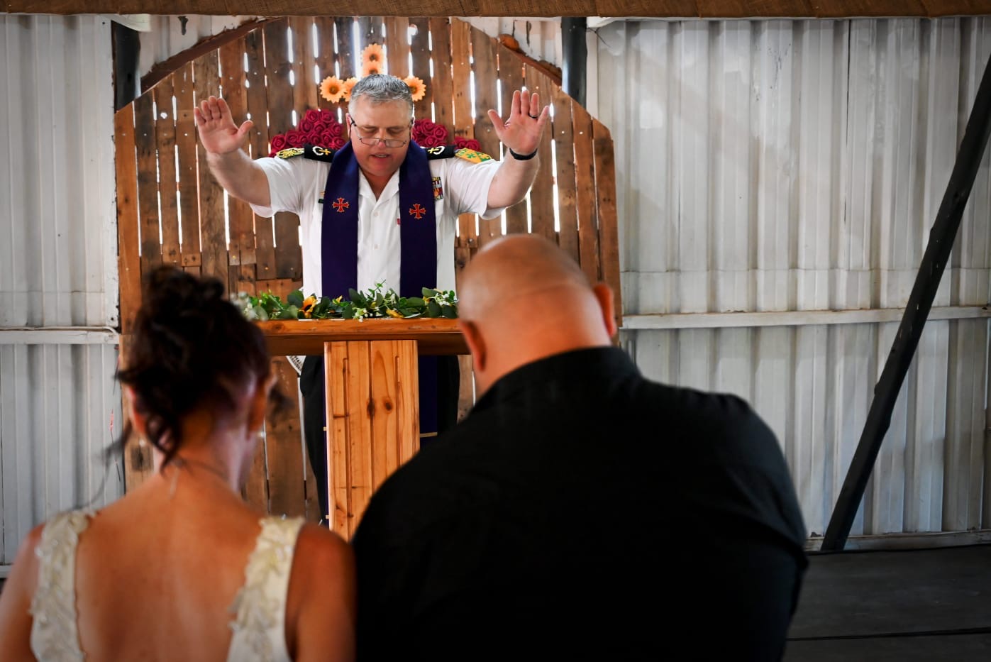 Wedding ceremony by Dr. Gerrit Rademeyer in Porterville